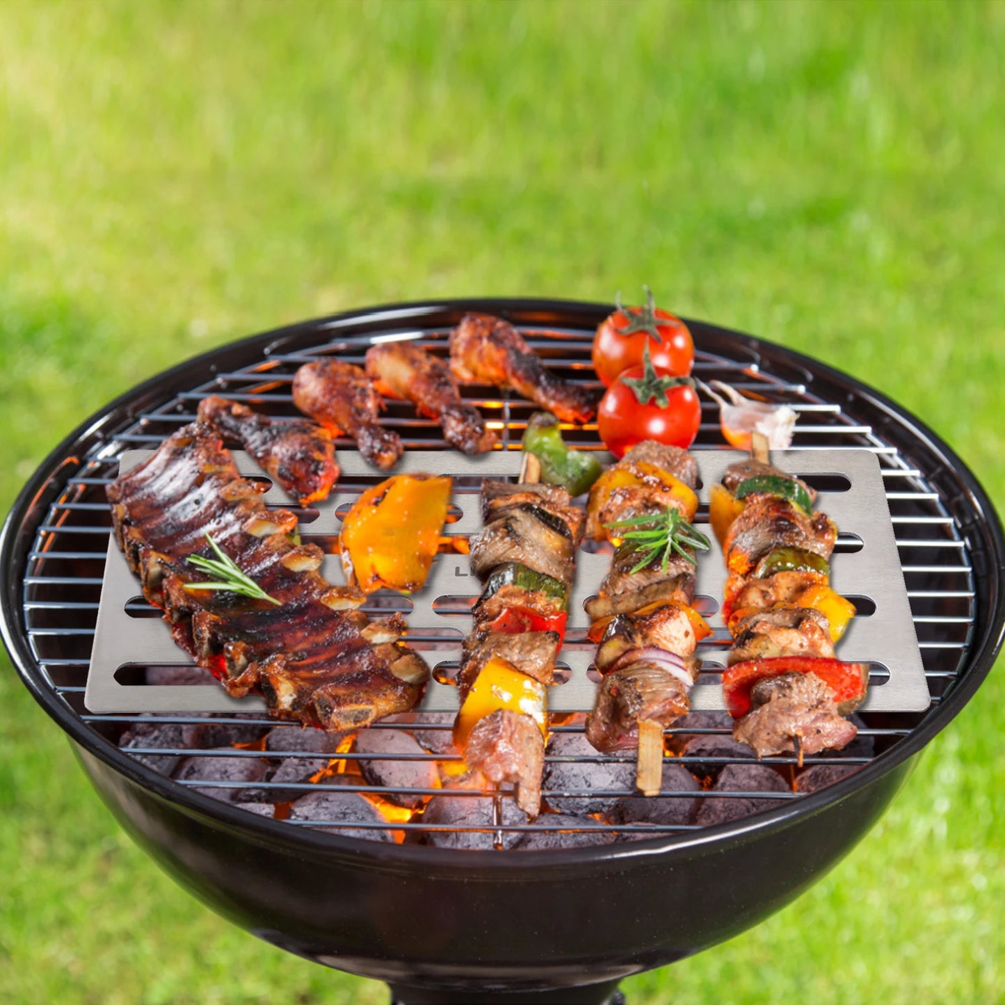 Lightweight Portable BBQ Grill Plate