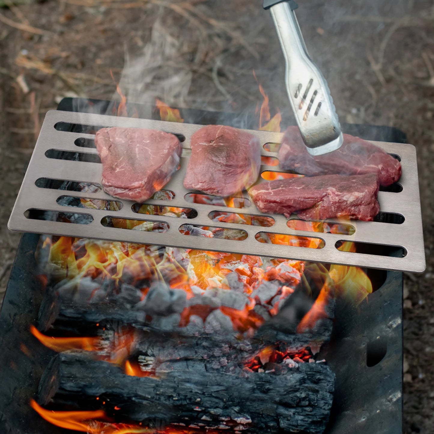 Lightweight Portable BBQ Grill Plate