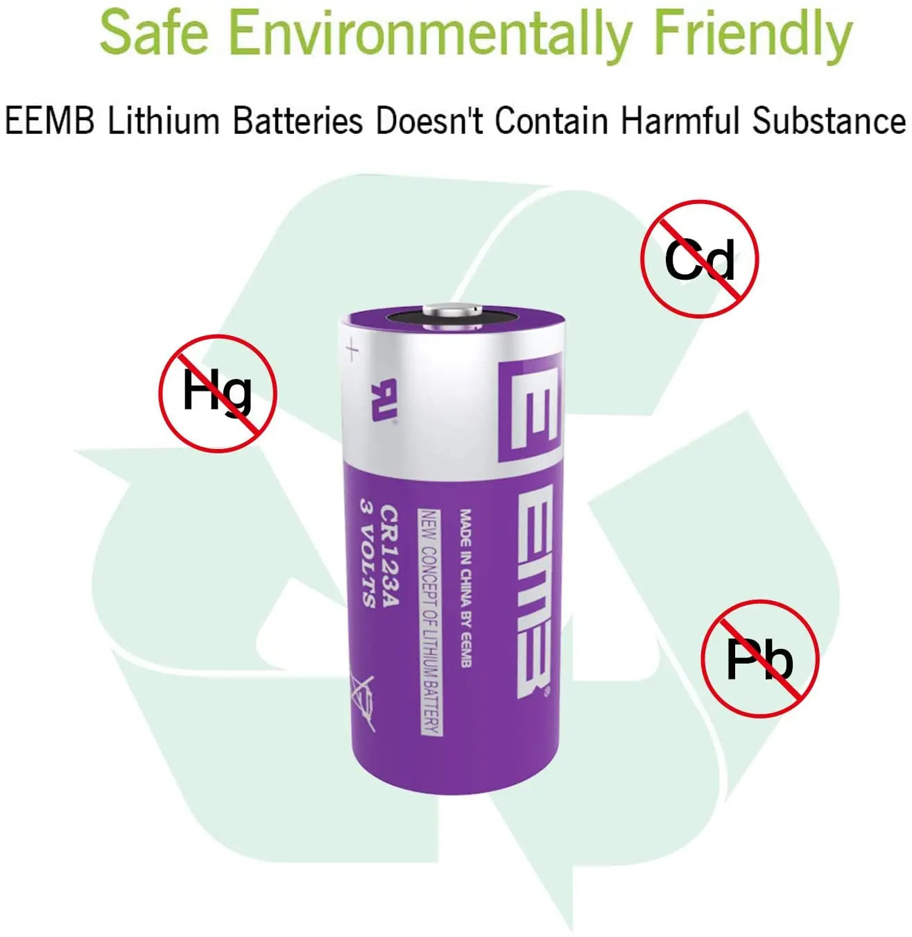 Non-Rechargeable Lithium Battery for Microphones, Cameras, Smoke Detectors, Doorbells, and Flashlights