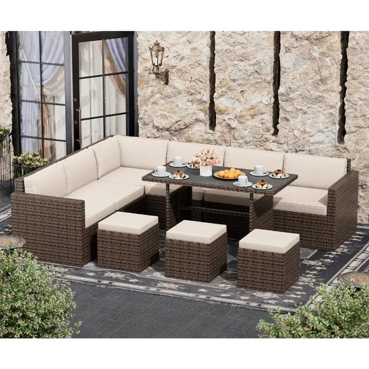 7 Piece Patio Furniture Set,