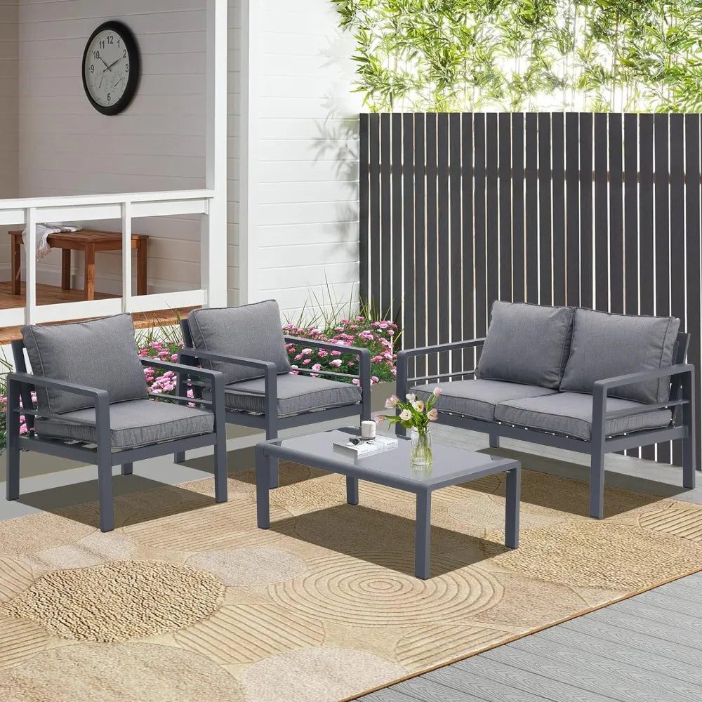 Outdoor Aluminum Patio Furniture Set