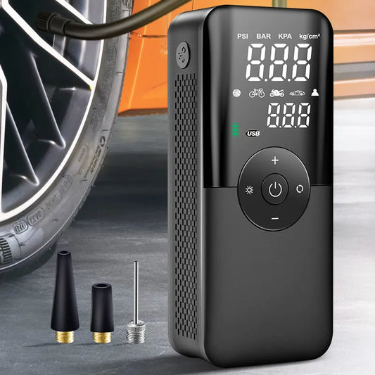 Rechargeable Air Pump Tire Inflator Portable Compresso