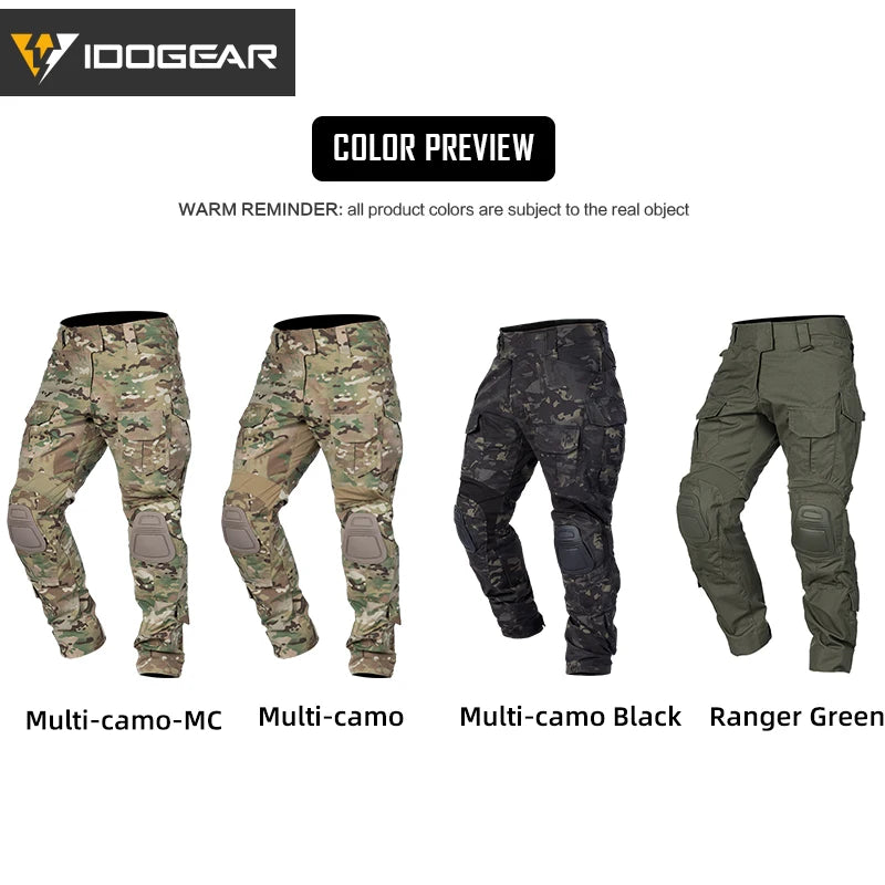 Pants multi-camo