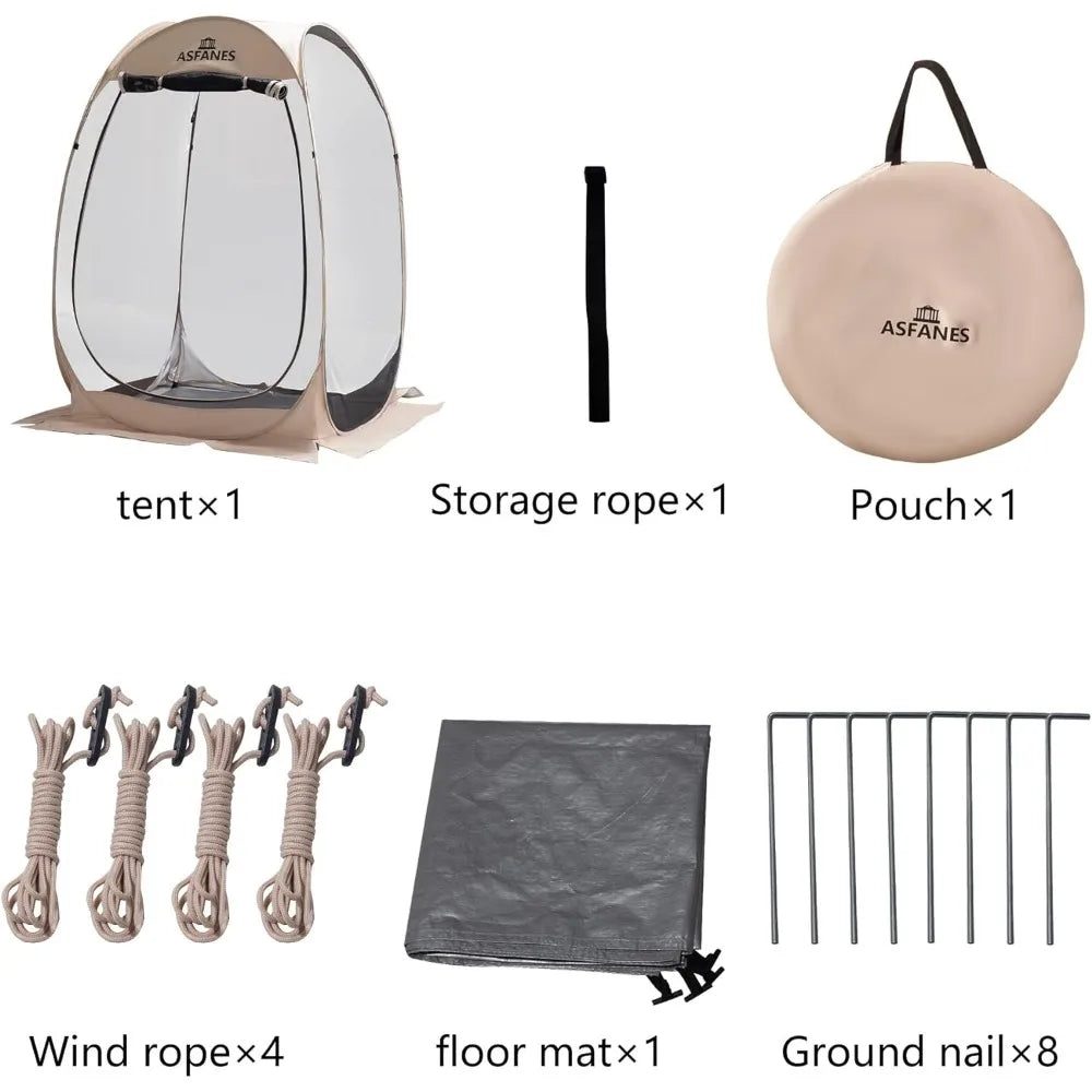 Portable pop-up mosquito net tent