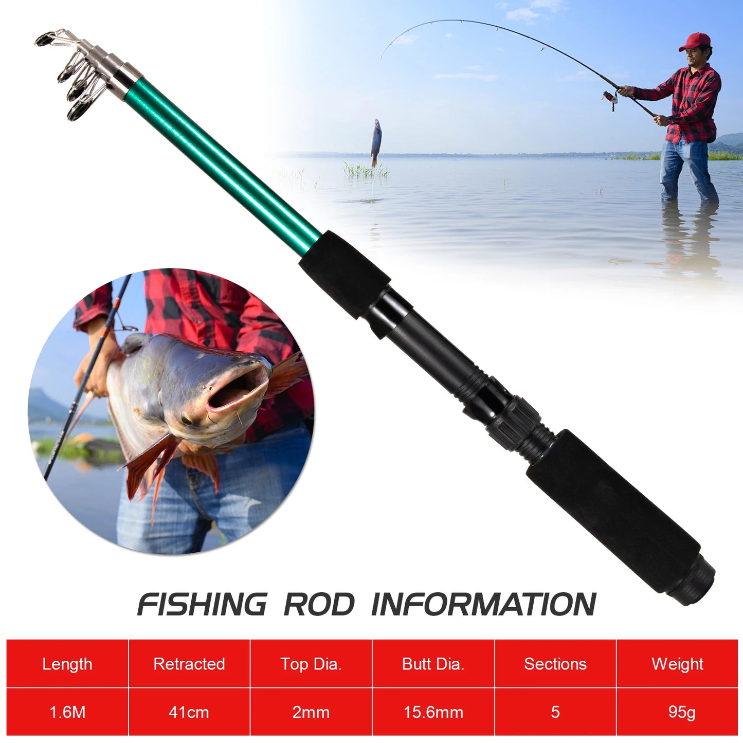 Fishing Rod and Reel Combo