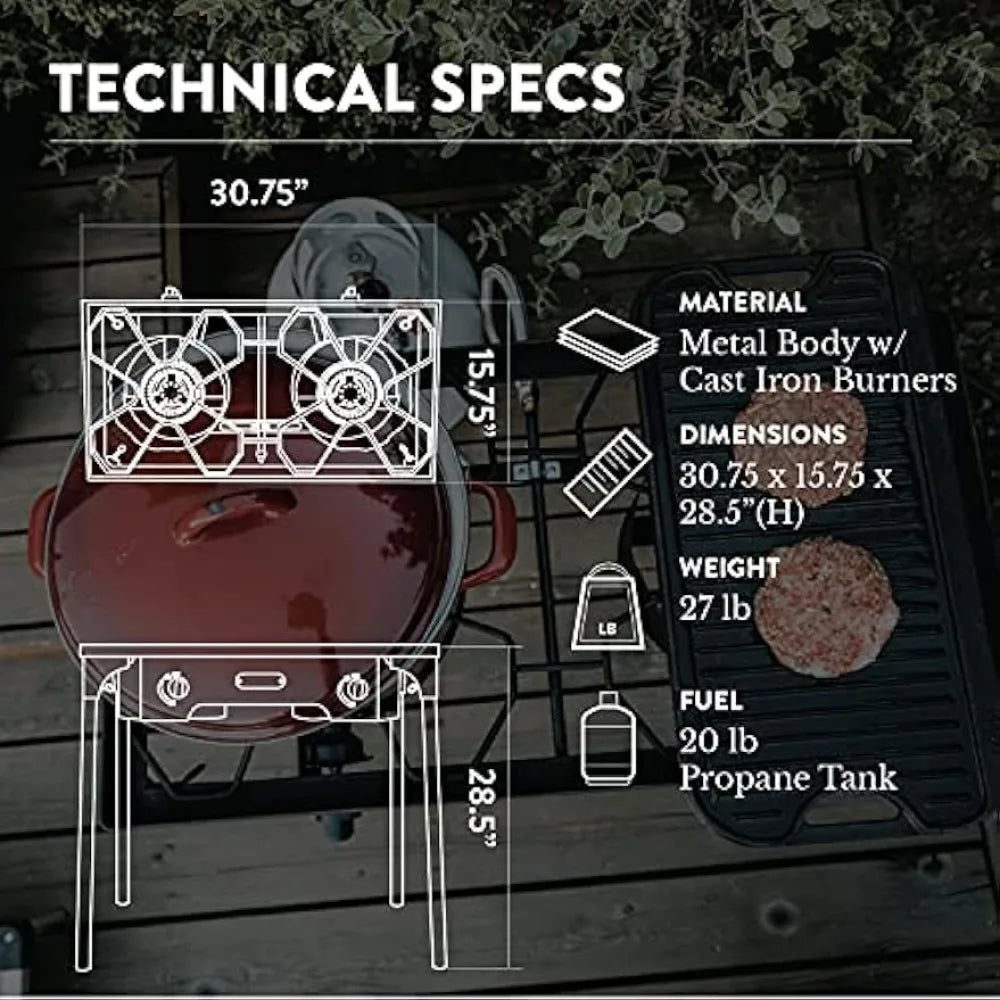 Two Burner Camp Stove