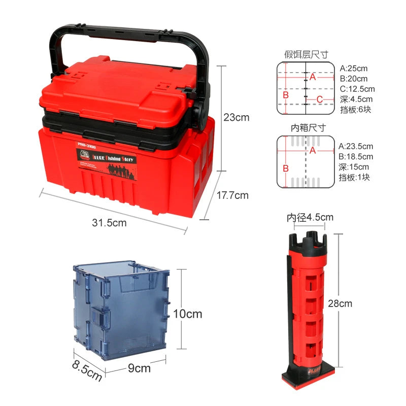 Large Capacity Fishing Tackle Box