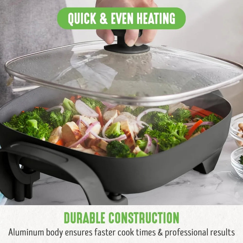 5QT Square Electric Skillet