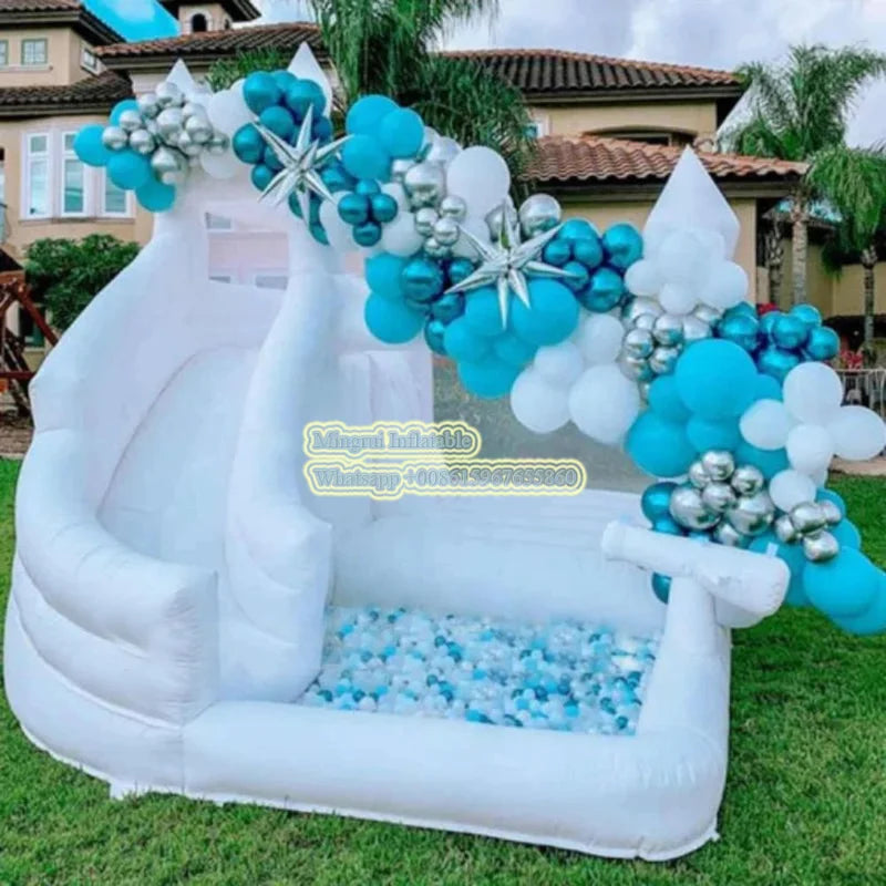 Commercial Inflatable White Bounce House