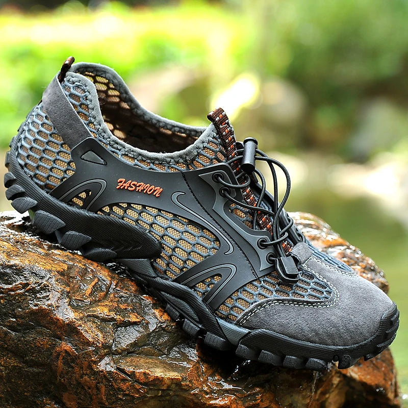 Breathable Waterproof Hiking Shoes Men