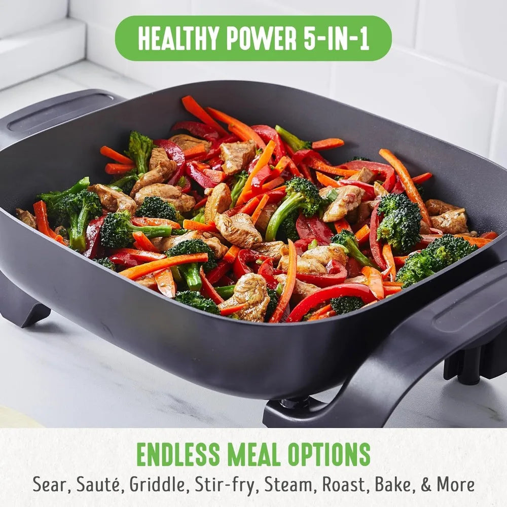 5QT Square Electric Skillet