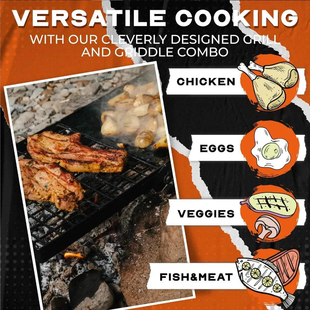 24" Folding Campfire Grill