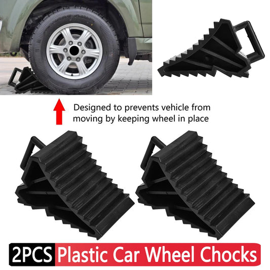 2PCS Plastic Wheel Chocks Blocks