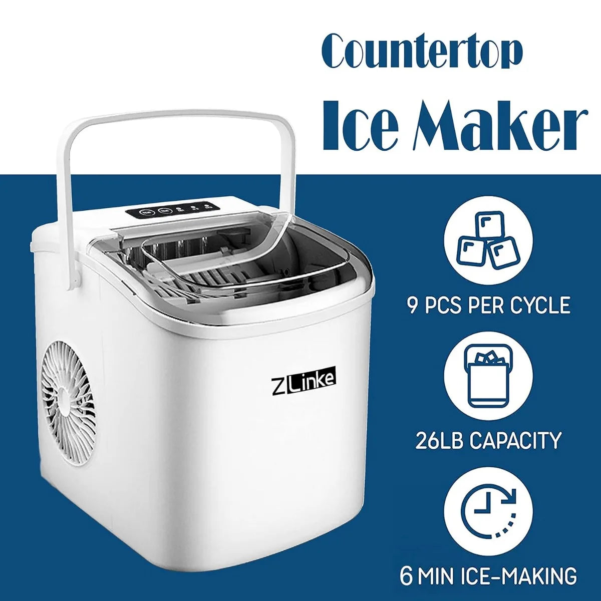 Countertop Ice Maker, Ice Maker Machine