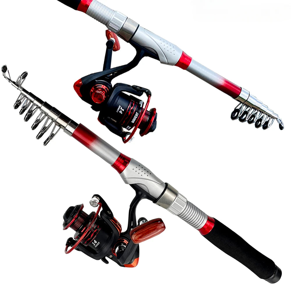 Rod+Reel Combo Spinning Reels Kit