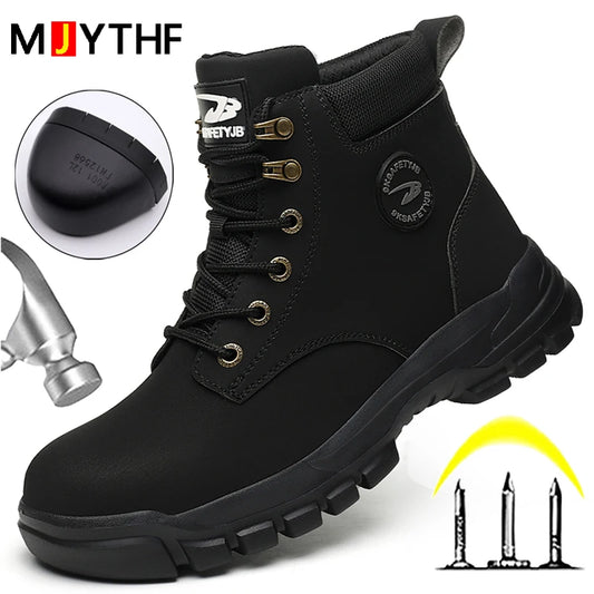 Men Protective Boots Steel Toe Shoes