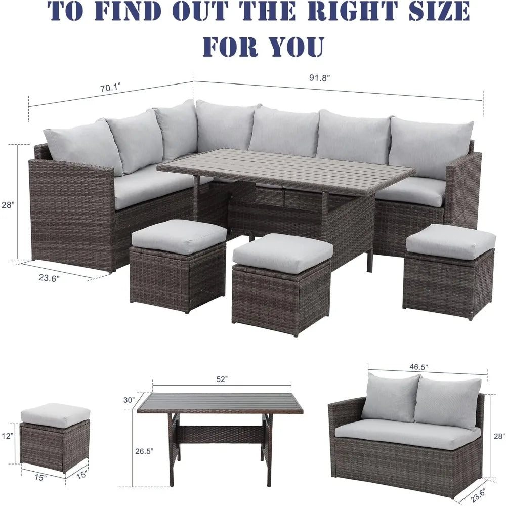 Outdoor Patio Furniture Set