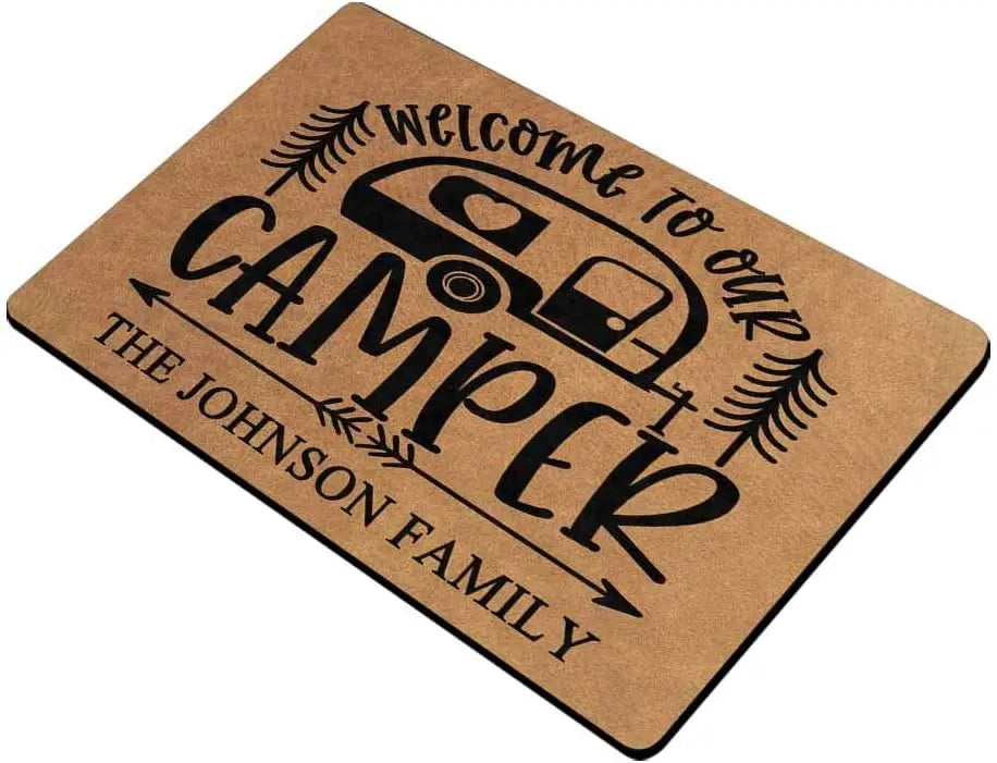 Personalized Camper Doormat