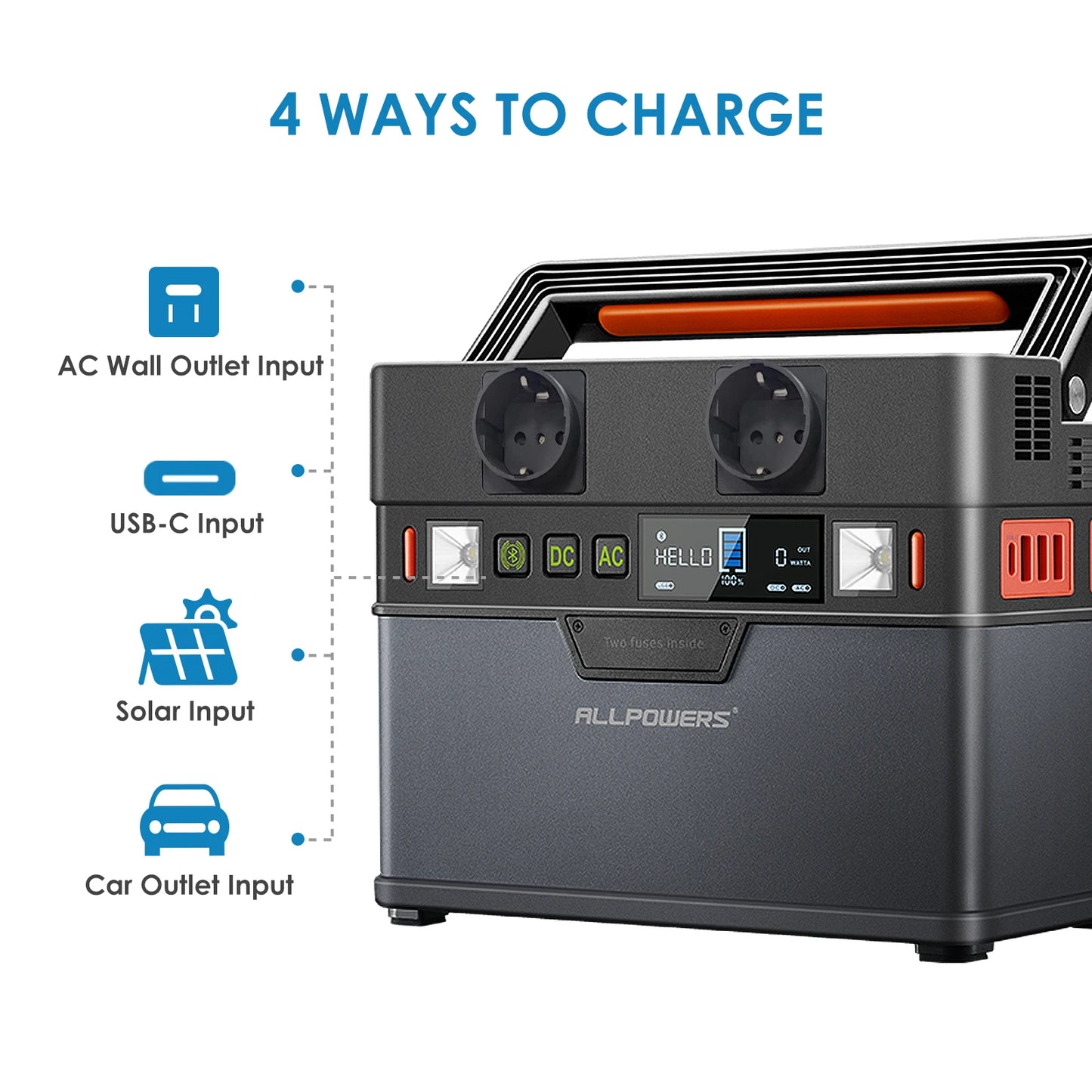 300W Battery For Camping with Solar Generators