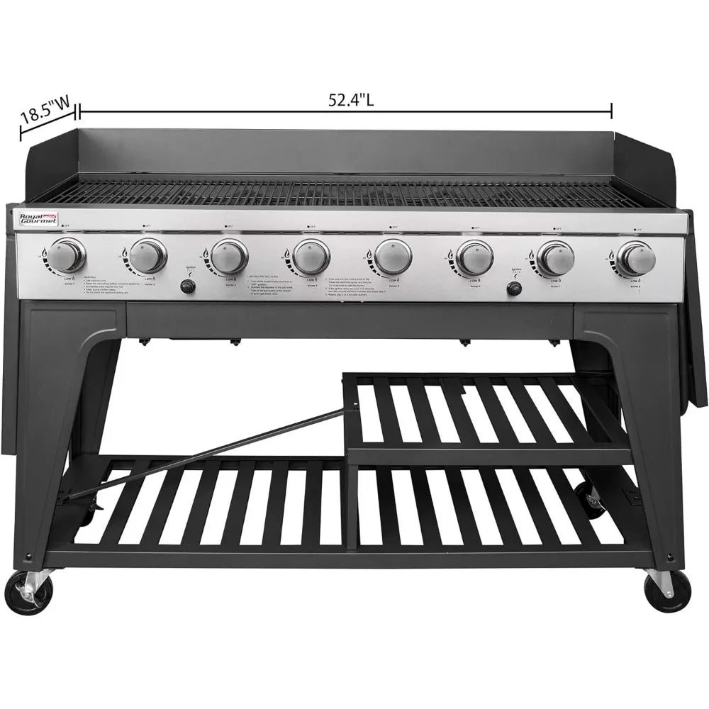 Black Liquid Propane Gas Grill