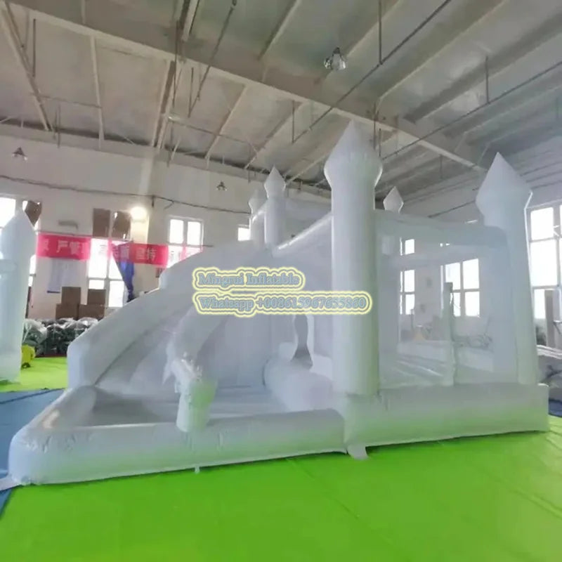 Commercial Inflatable White Bounce House