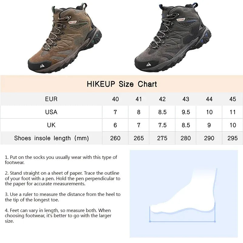 Winter Boot Men Outdoor Hiking Boots