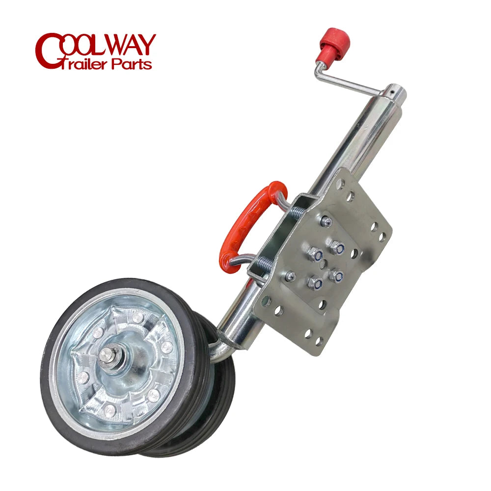 Double 8 Inch Jockey Wheel Swing Up