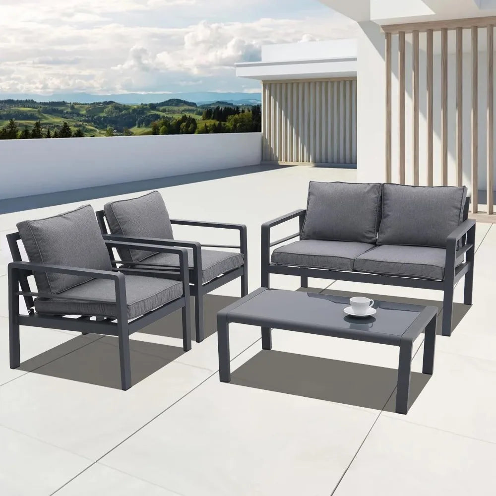 Outdoor Aluminum Patio Furniture Set