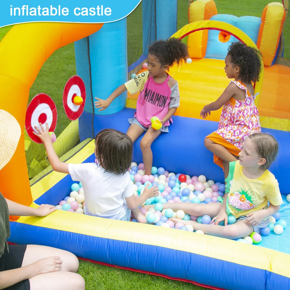 Inflatable Bounce House With Slide