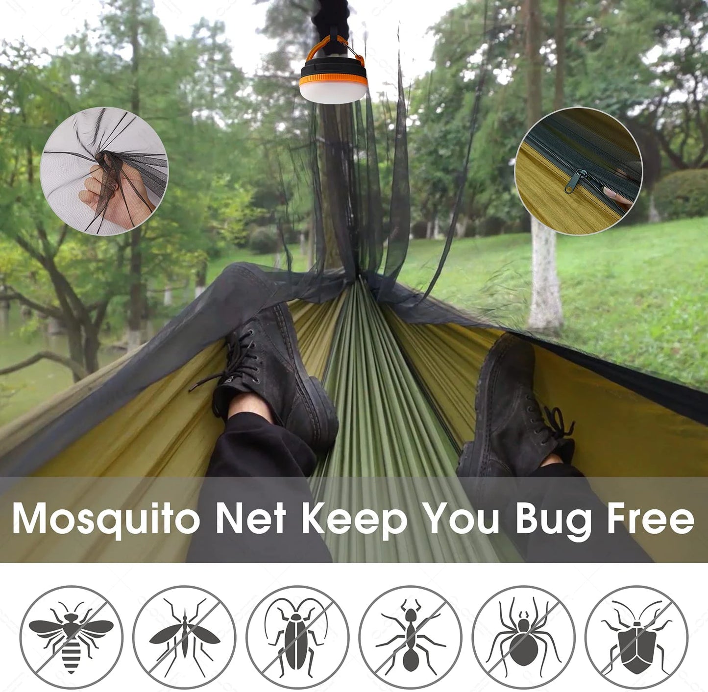 Anti Outdoor Camping Hammock With Mosquito Net