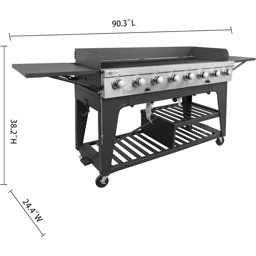 Black Liquid Propane Gas Grill