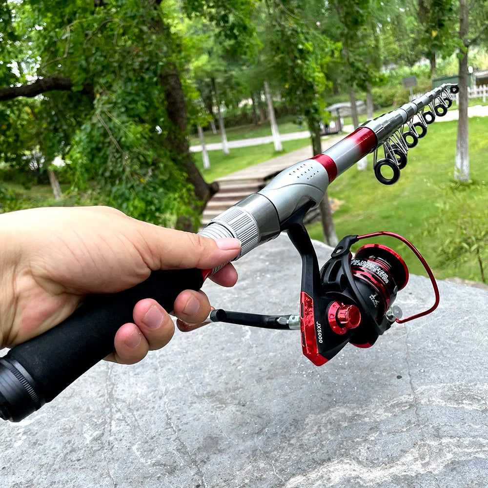 Rod+Reel Combo Spinning Reels Kit