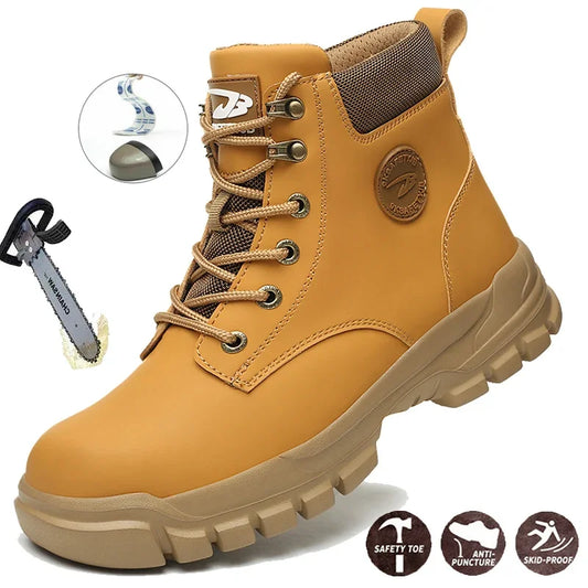 Anti-smash Work Safety Boots for Men,