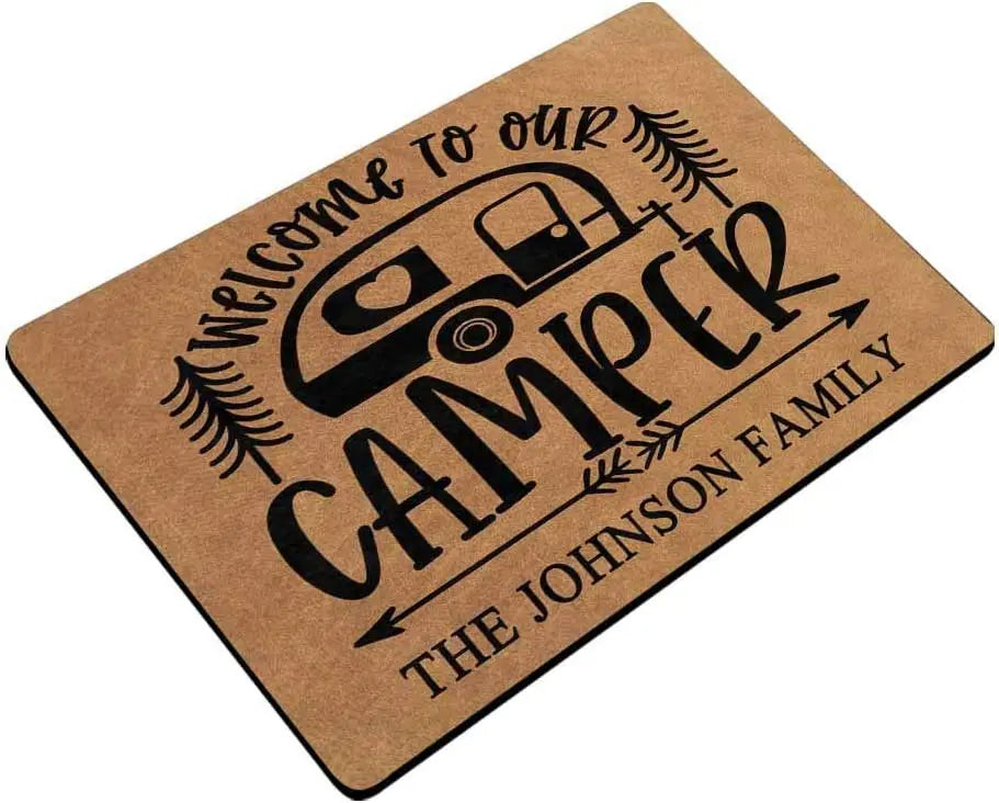 Personalized Camper Doormat