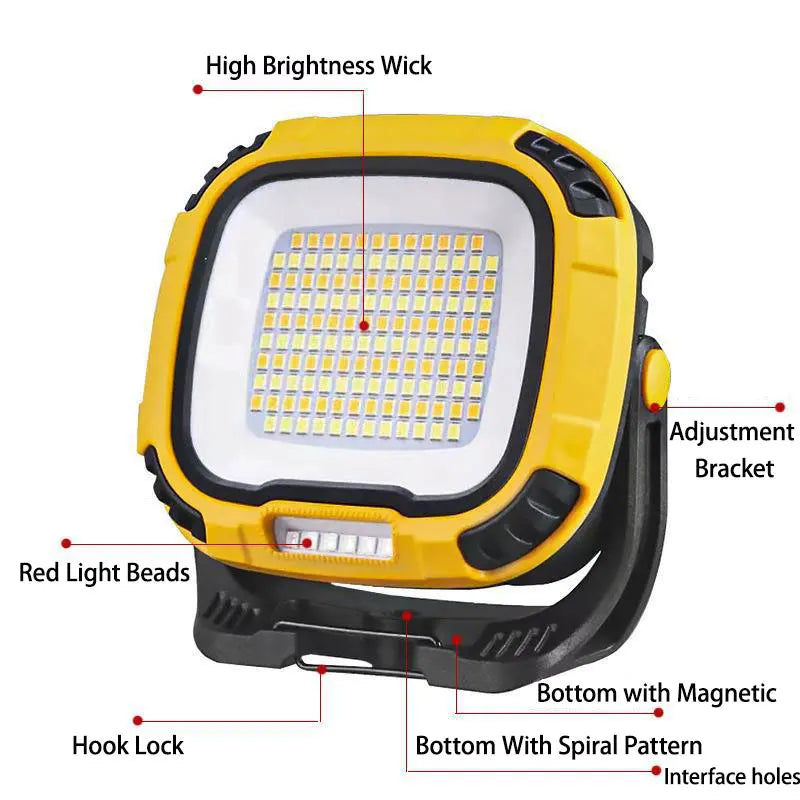 Portable LED Spotlight Lantern