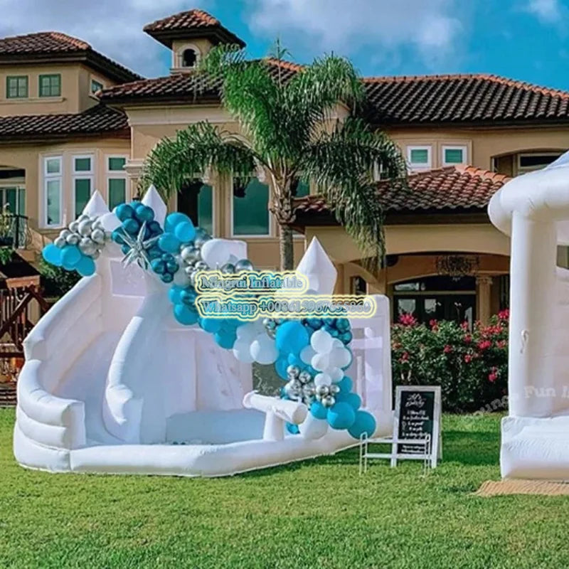 Commercial Inflatable White Bounce House