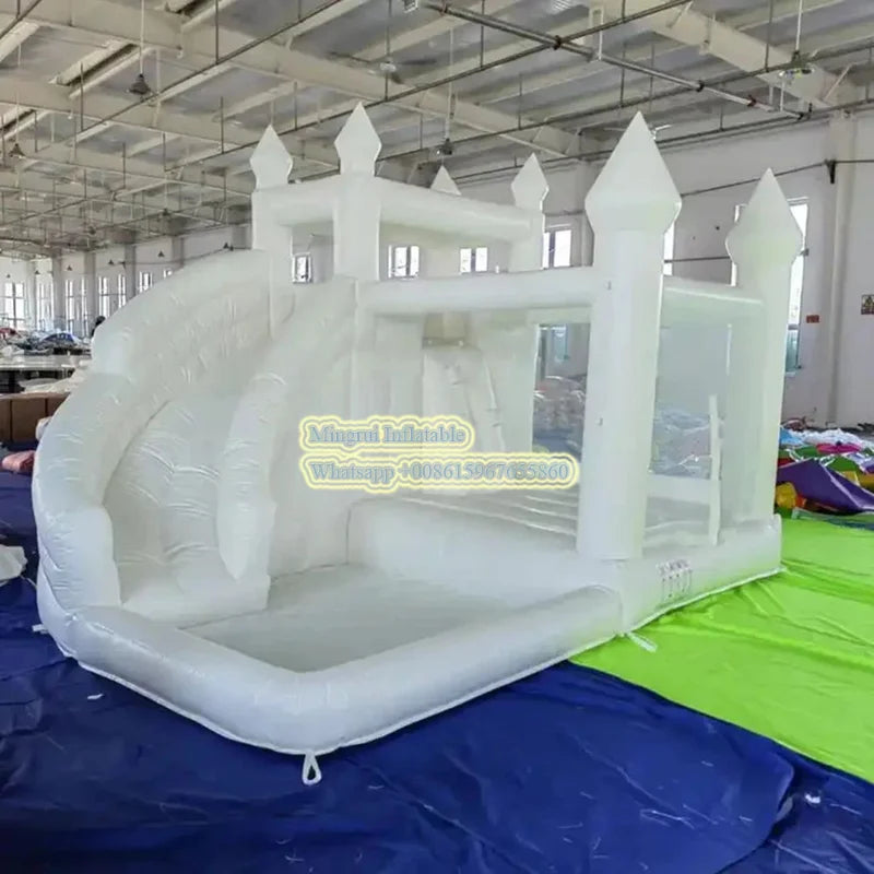 Commercial Inflatable White Bounce House