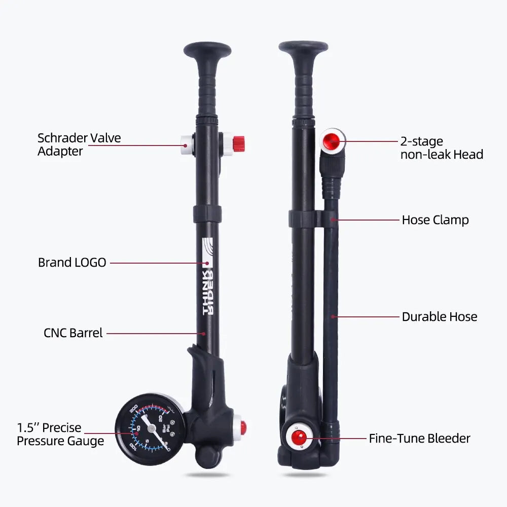 Portable High-pressure Bike Air Pump