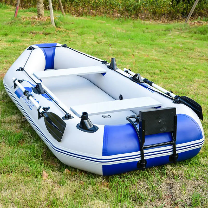 3 Person Inflatable Fishing Boat Rowing