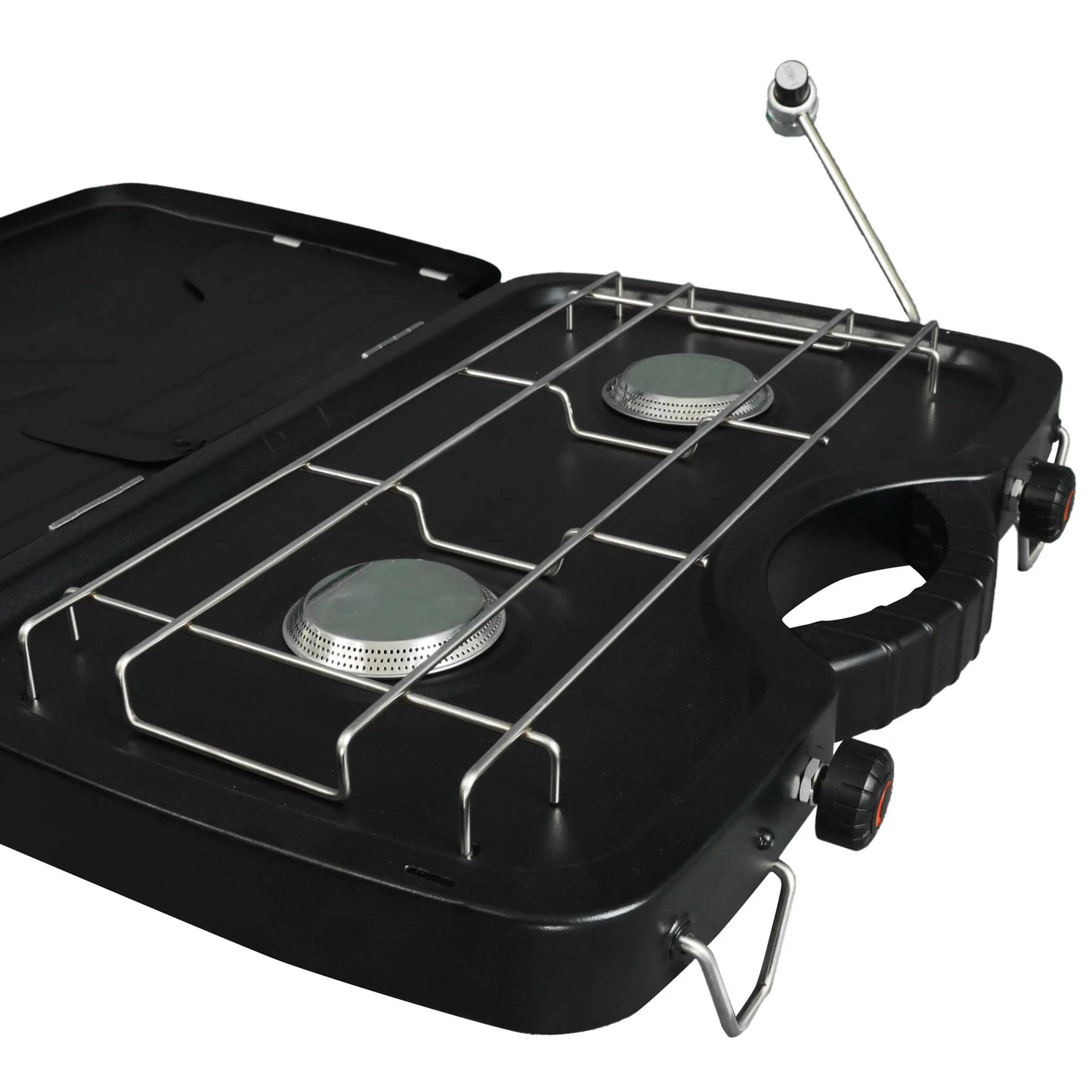 Propane Gas Camping Stove Black