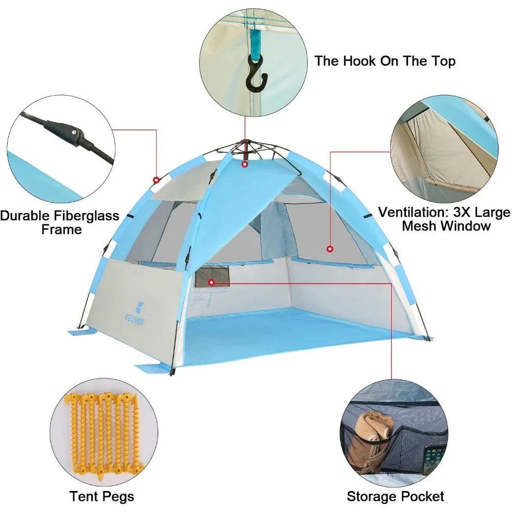 XL Pop Up Beach Tent