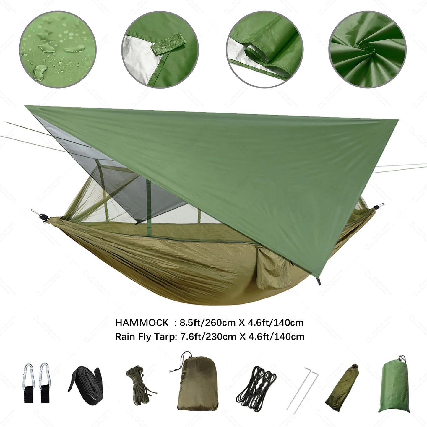 Anti Outdoor Camping Hammock With Mosquito Net