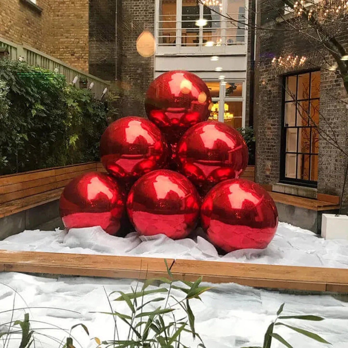 Red Giant Inflatable Mirror Ball