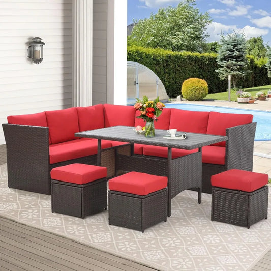 7 Pieces Patio Furniture Set