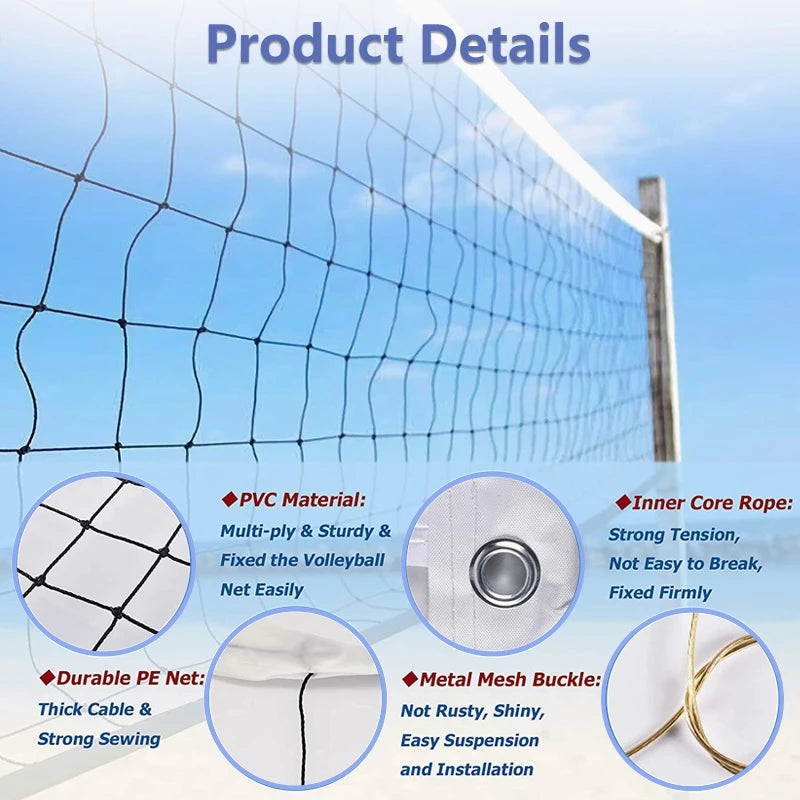 950cm Professional Volleyball Net