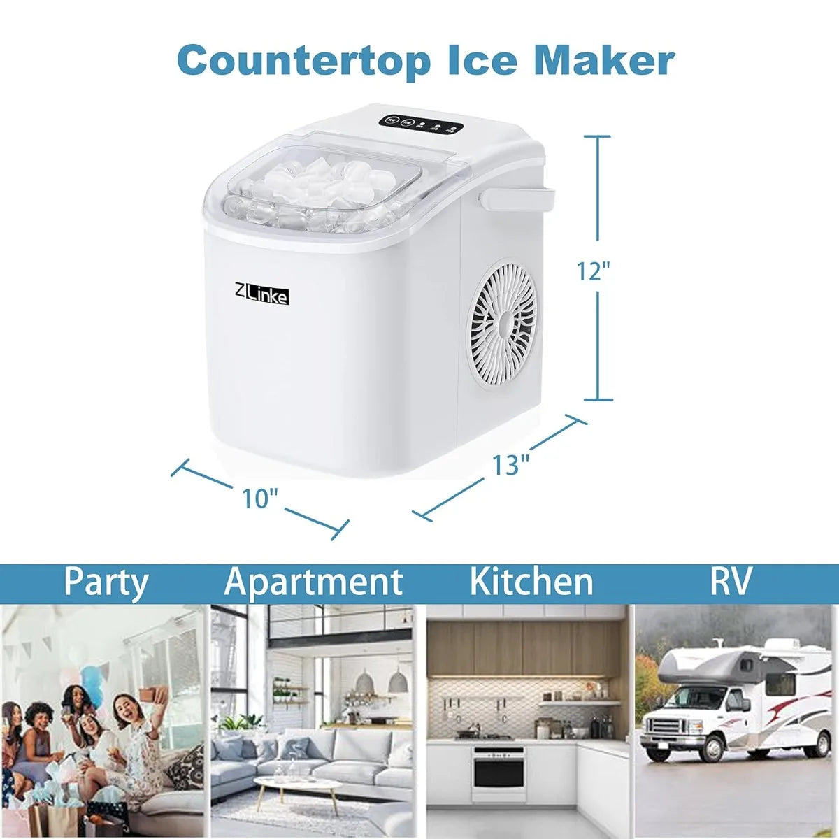 Countertop Ice Maker, Ice Maker Machine